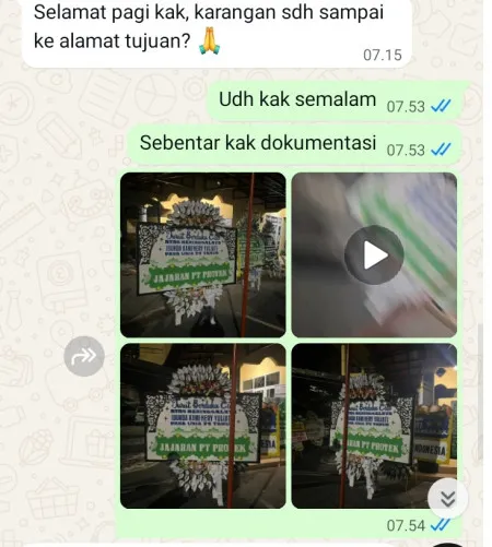 Pengiriman Papan Bunga Selamat Panjeng Jenangan